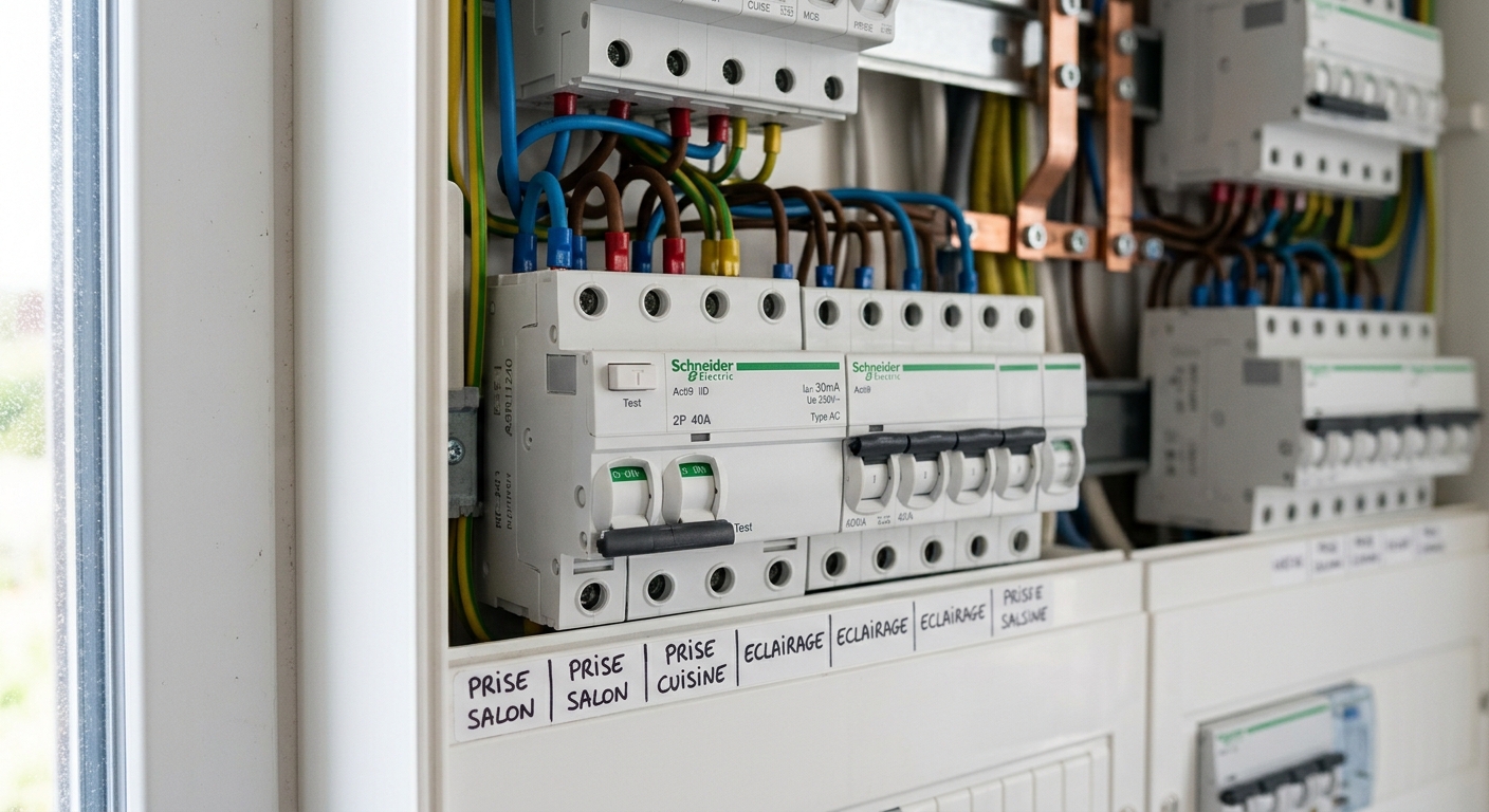 Mise aux normes électrique NF C 15-100 à Saint-Gratien